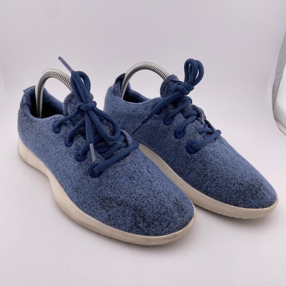 Allbirds Wool Runner Mizzle Women's Size‎ 7 WR1W7 Blue Sneakers Walking Shoes